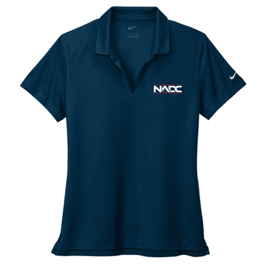 NADC Nike Women's Dri-FIT Micro Pique 2.0 Polo - NAVY